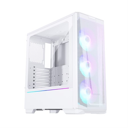 Phanteks Eclipse G360A  Mid Tower Case, Temp Glass, DRGB, Matte White